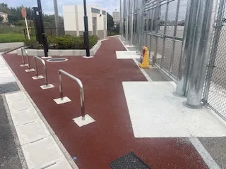 愛知県東郷町 公園(カラーゴムチップ舗装)