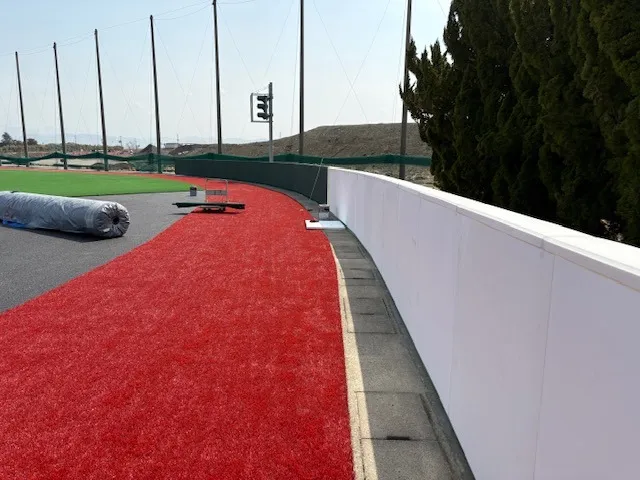 石川県 駒谷記念野球場(防護フェンス設置)